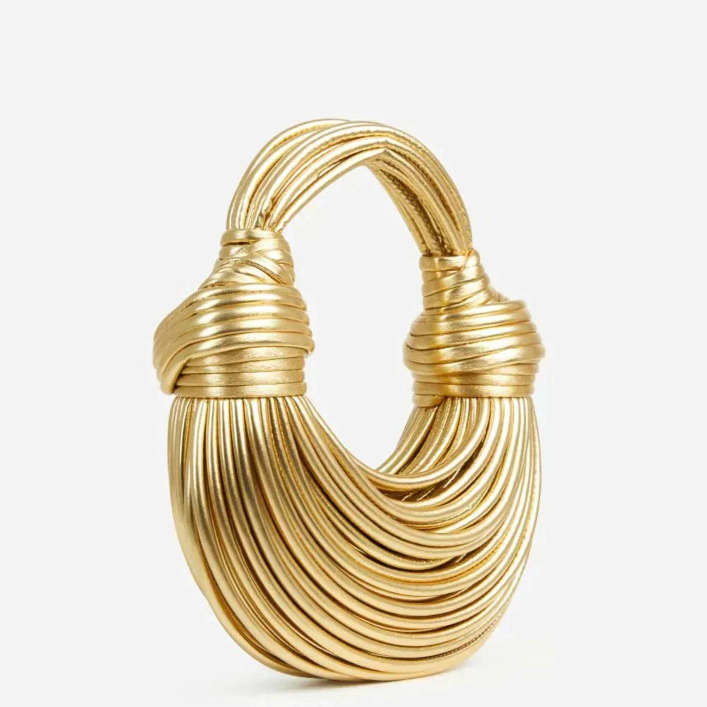 Elyana Geriffelte Tasche