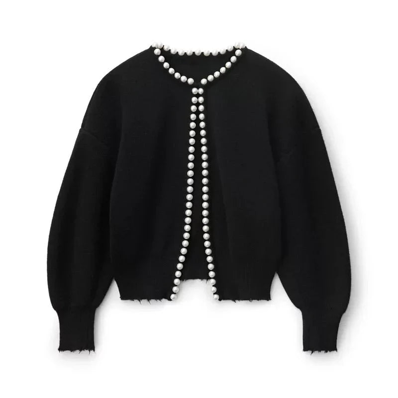 Elyana Perlenstrickjacke