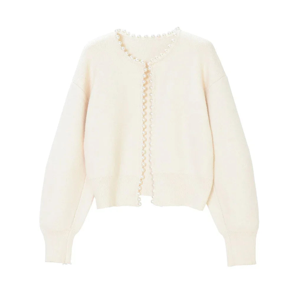 Elyana Perlenstrickjacke