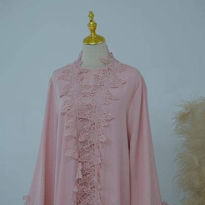 Lace Flower Abaya