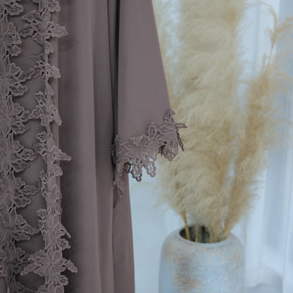 Lace Flower Abaya