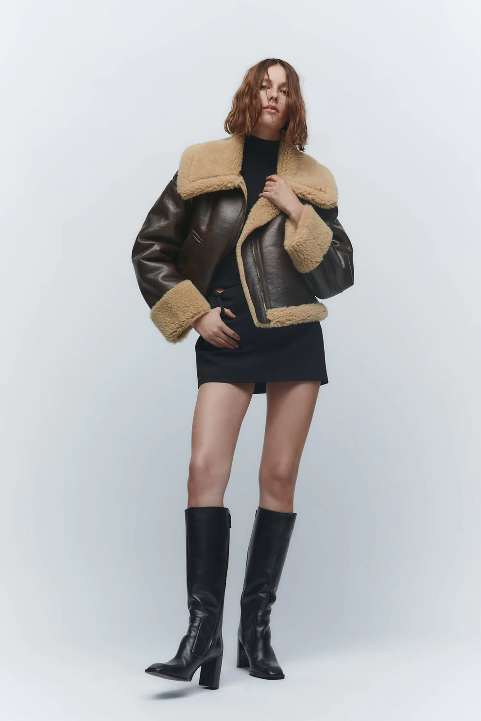 Elyana Bikerjacke mit Fell