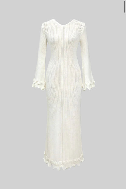 Elyana Premium Kleid mit Rüschen