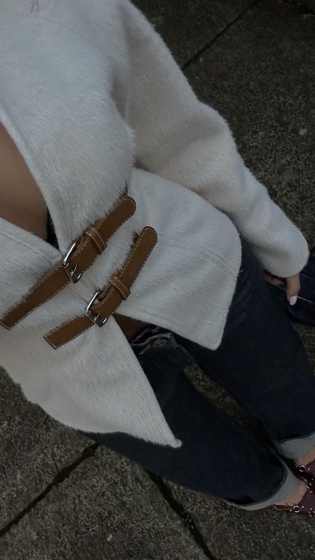 Elyana Jacke mit Gürteln