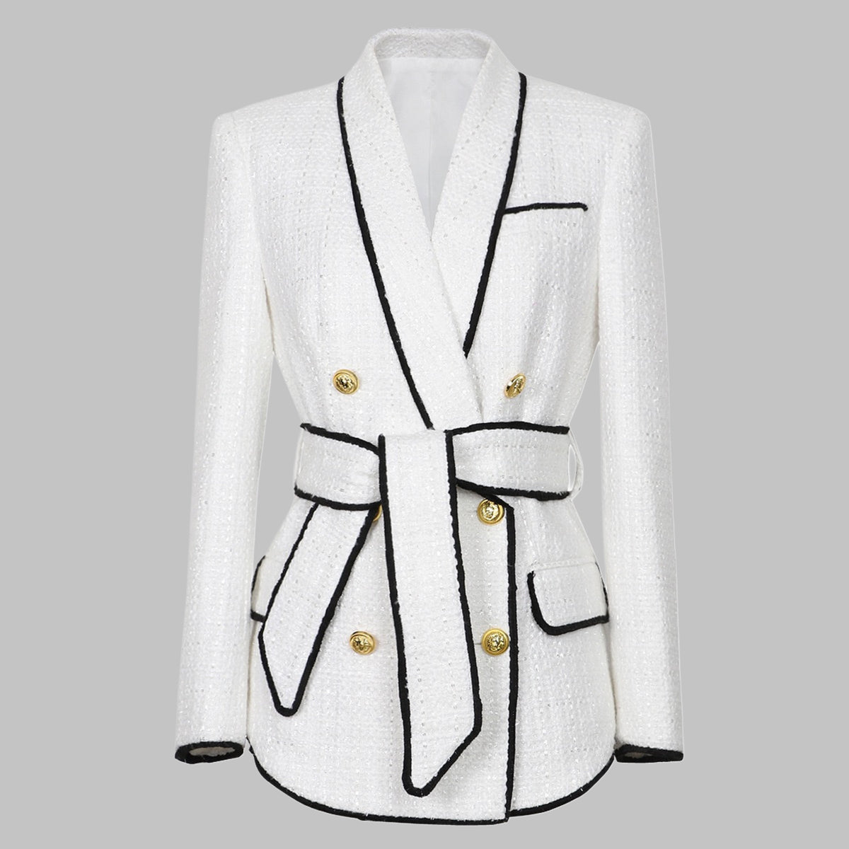 Elyana Premium Blazer mit Gürtel