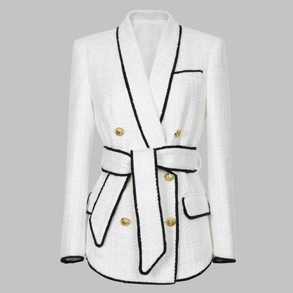 Elyana Premium Blazer mit Gürtel