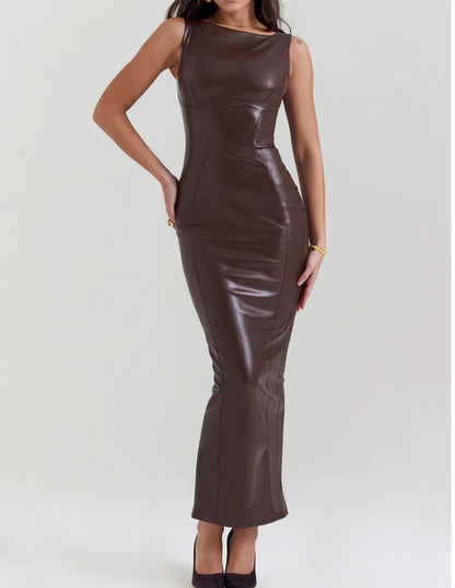 Xenia Kleid aus Leder