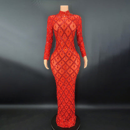 Almaz Kleid mit Strass