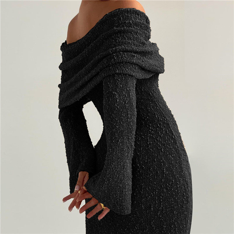 Amanda Kleid mit Struktur