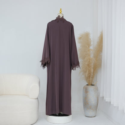 Lace Flower Abaya