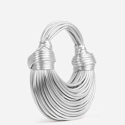 Elyana Geriffelte Tasche