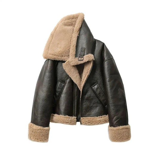 Elyana Bikerjacke mit Fell