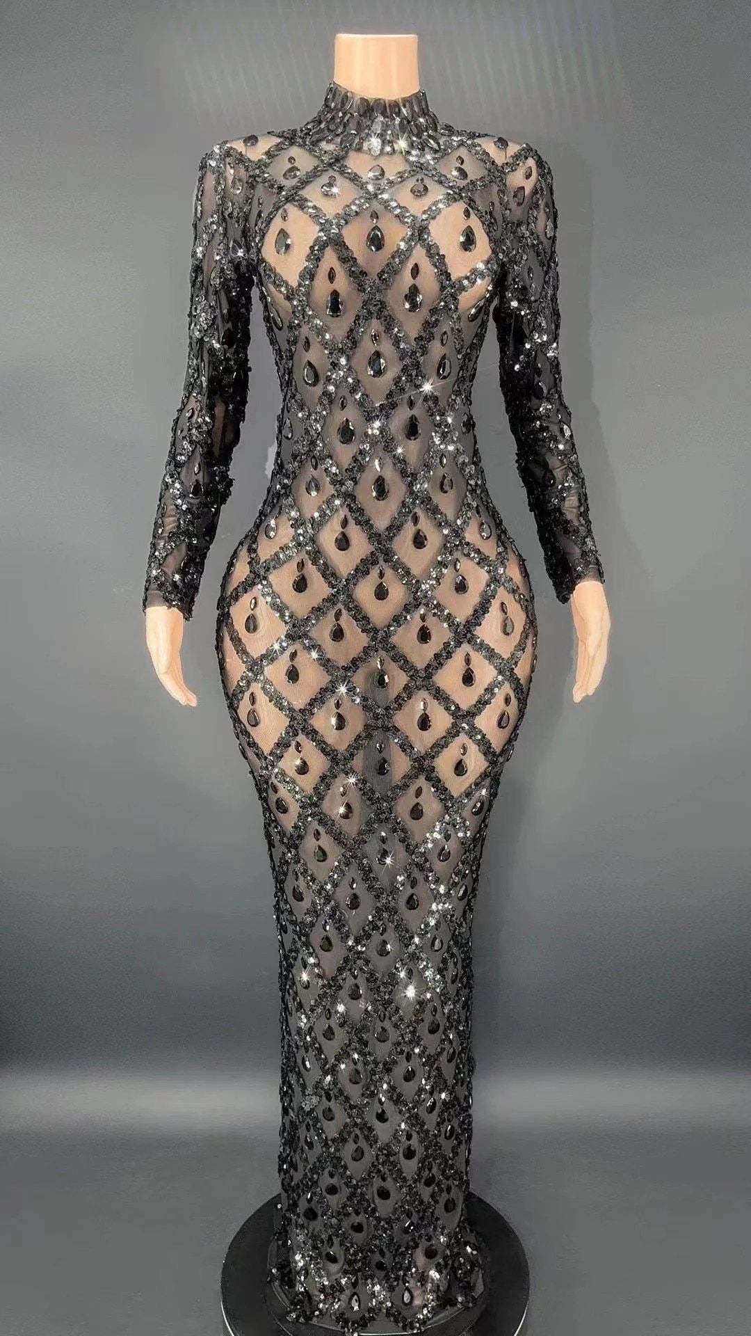 Almaz Kleid mit Strass