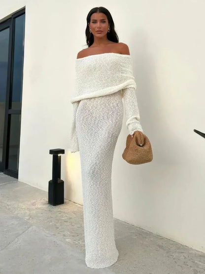 Amanda Kleid mit Struktur