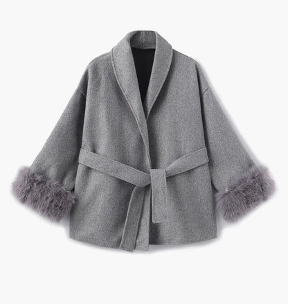 Elyana Jacke mit Fellärmeln