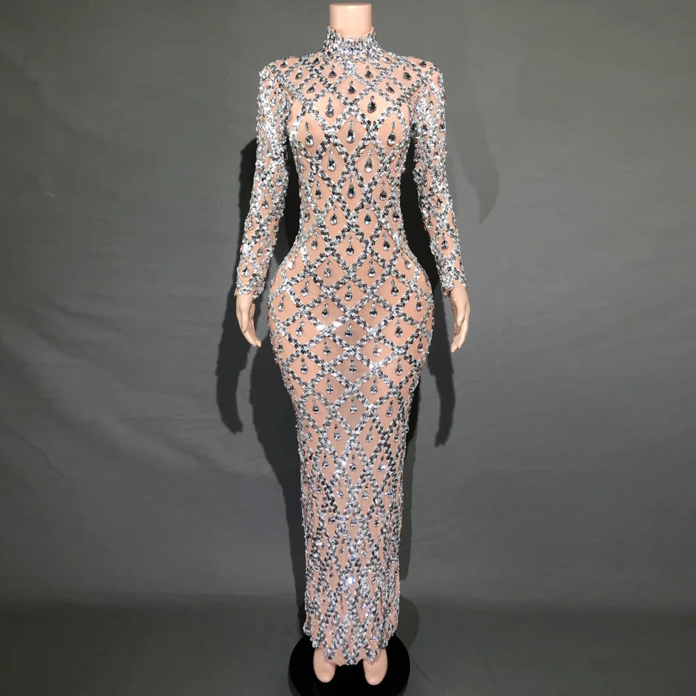 Almaz Kleid mit Strass