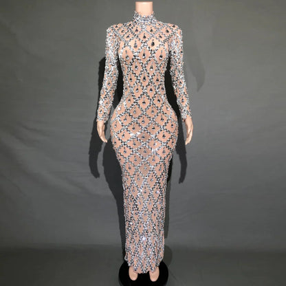 Almaz Kleid mit Strass