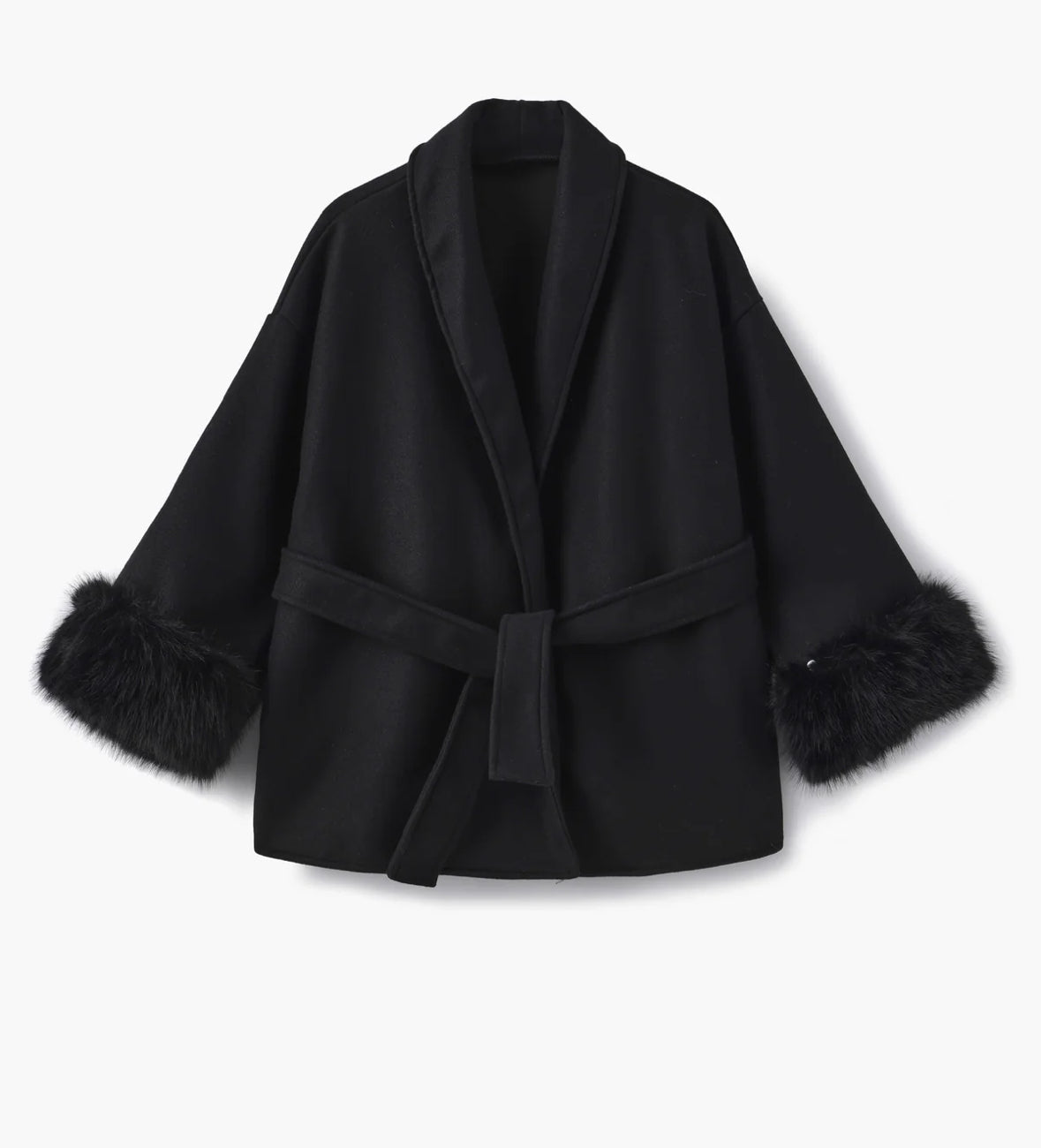 Elyana Jacke mit Fellärmeln