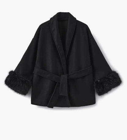 Elyana Jacke mit Fellärmeln