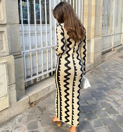 Jamila Kleid mit Muster