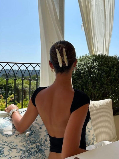 Clara Rückenfreies Top
