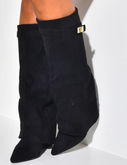 Elyana Velour Stiefel