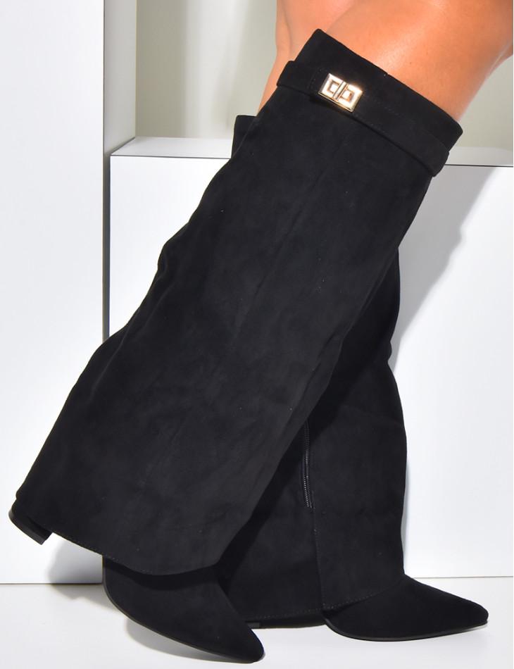 Elyana Velour Stiefel