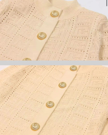 Elyana Premium Cardigan mit Struktur