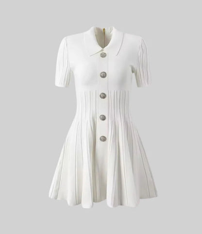 Elyana Premium Kleid mit Kragen