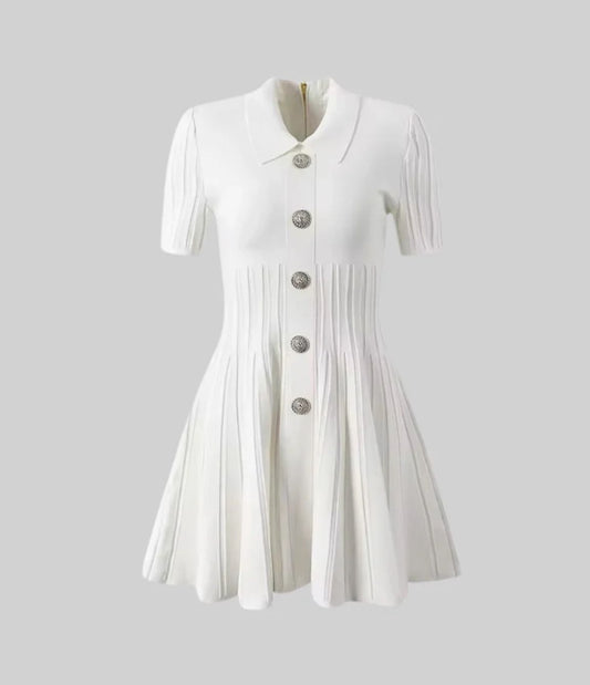 Elyana Premium Kleid mit Kragen