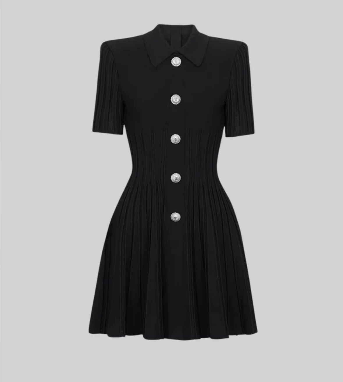 Elyana Premium Kleid mit Kragen
