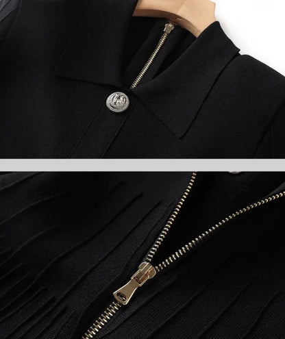Elyana Premium Kleid mit Kragen