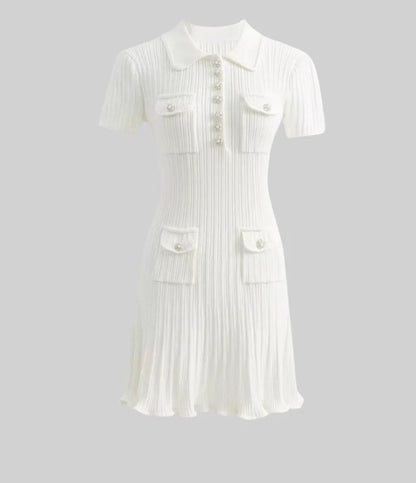 Elyana Premium Kleid Kurzarm