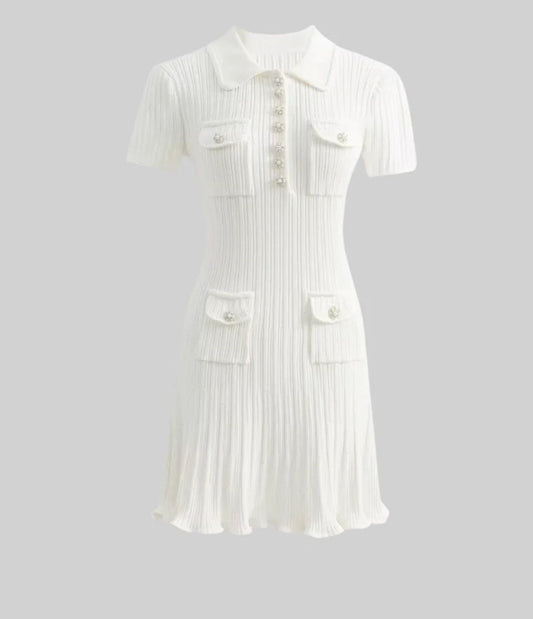 Elyana Premium Kleid Kurzarm