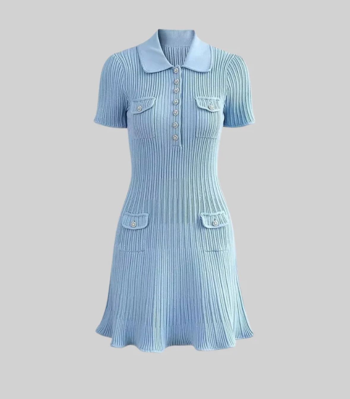 Elyana Premium Kleid Kurzarm