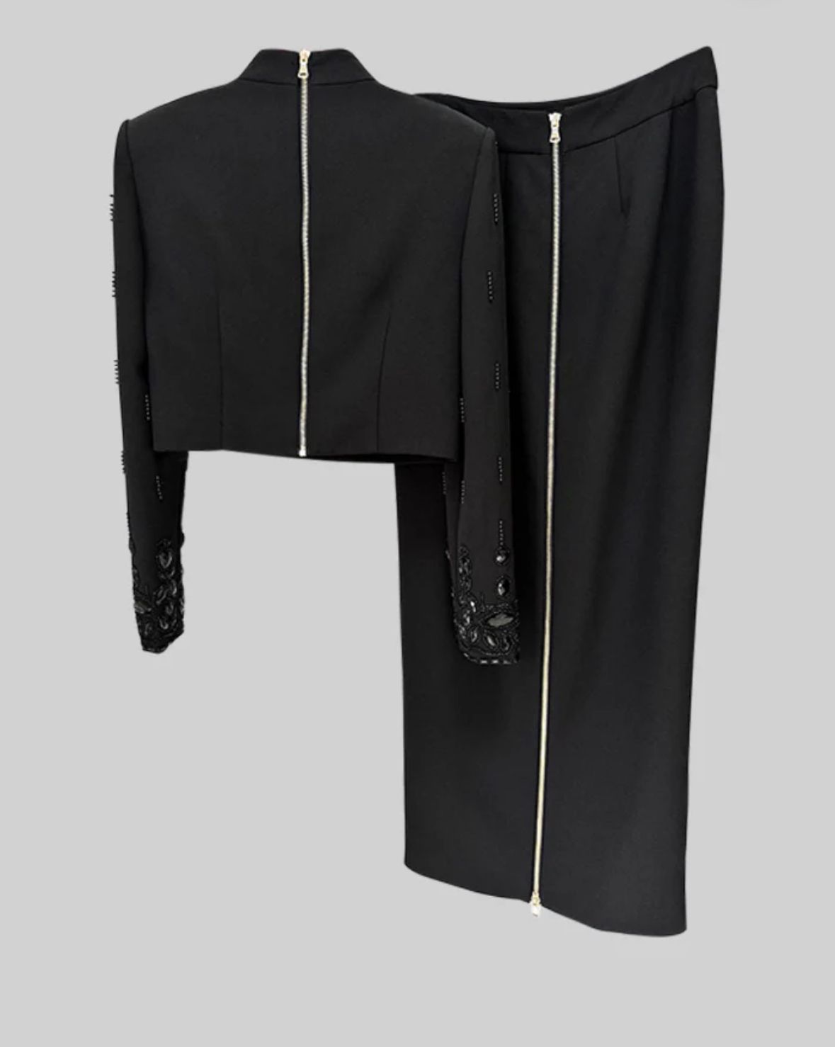 Elyana Premium Maxi Zweiteiler mit Strasssteinen