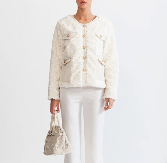 Elyana Premium Jacke mit Goldknöpfen