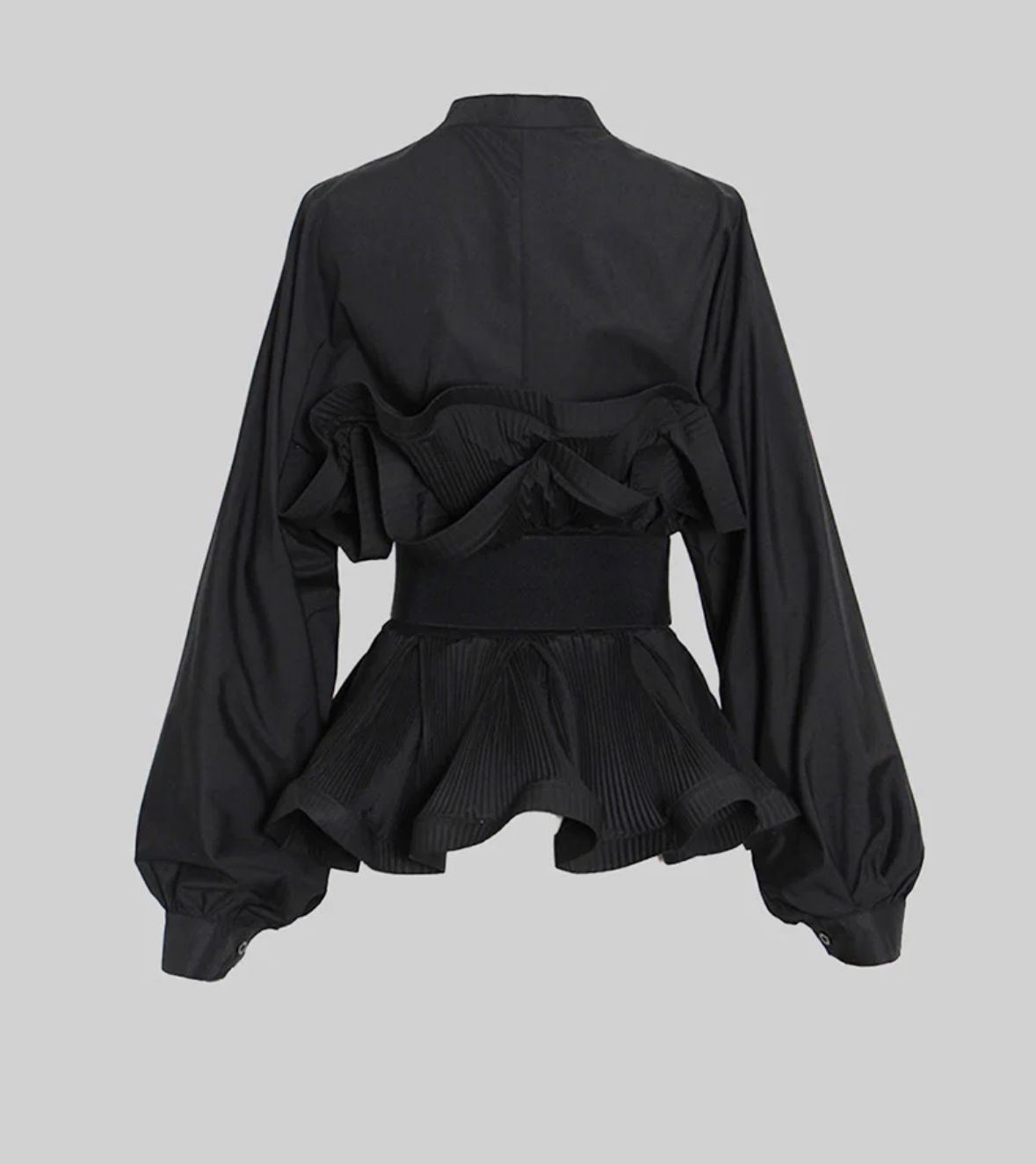 Elyana Premium Bluse mit Rüschen