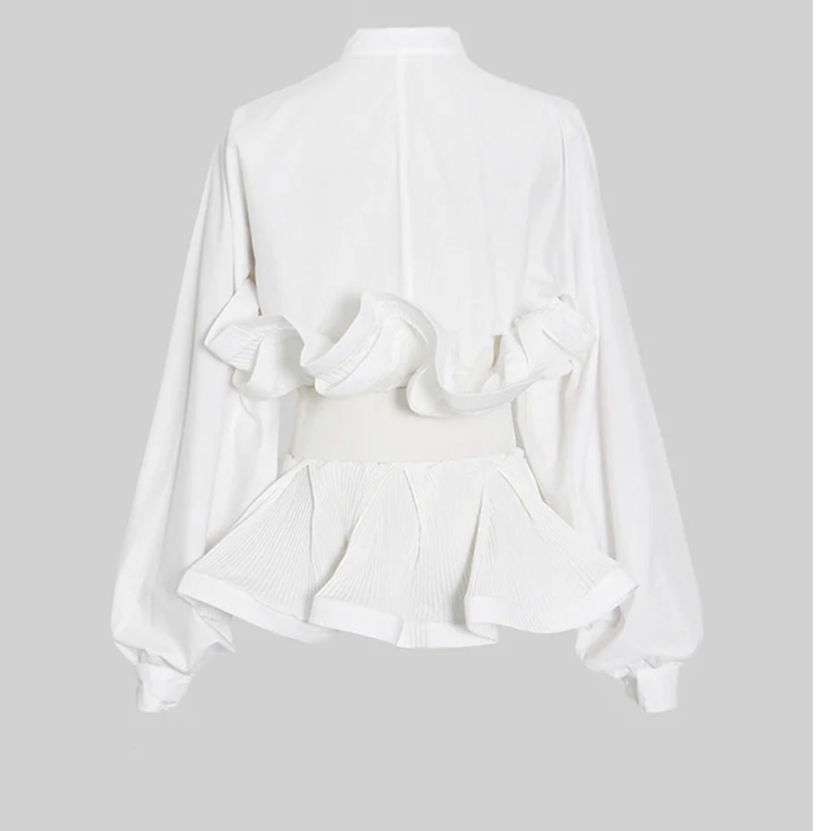 Elyana Premium Bluse mit Rüschen