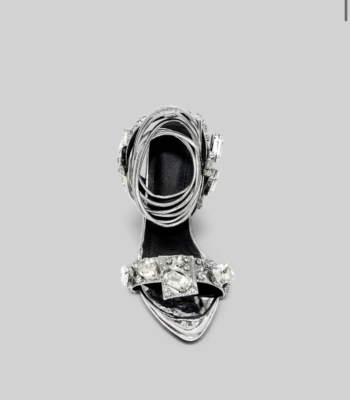 Elyana Premium Heels Metallic