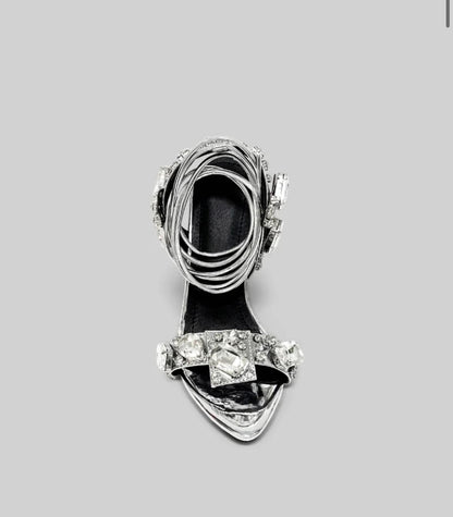 Elyana Premium Heels Metallic
