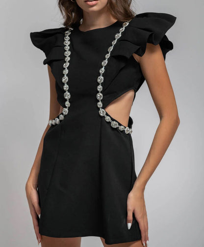 Elyana Premium Kleid mit Schmuckdetails