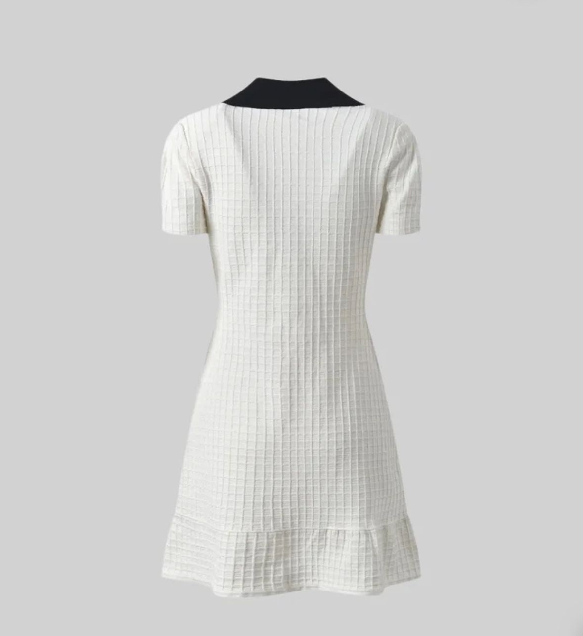 Elyana Premium Tweed-Kleid mit Schleife