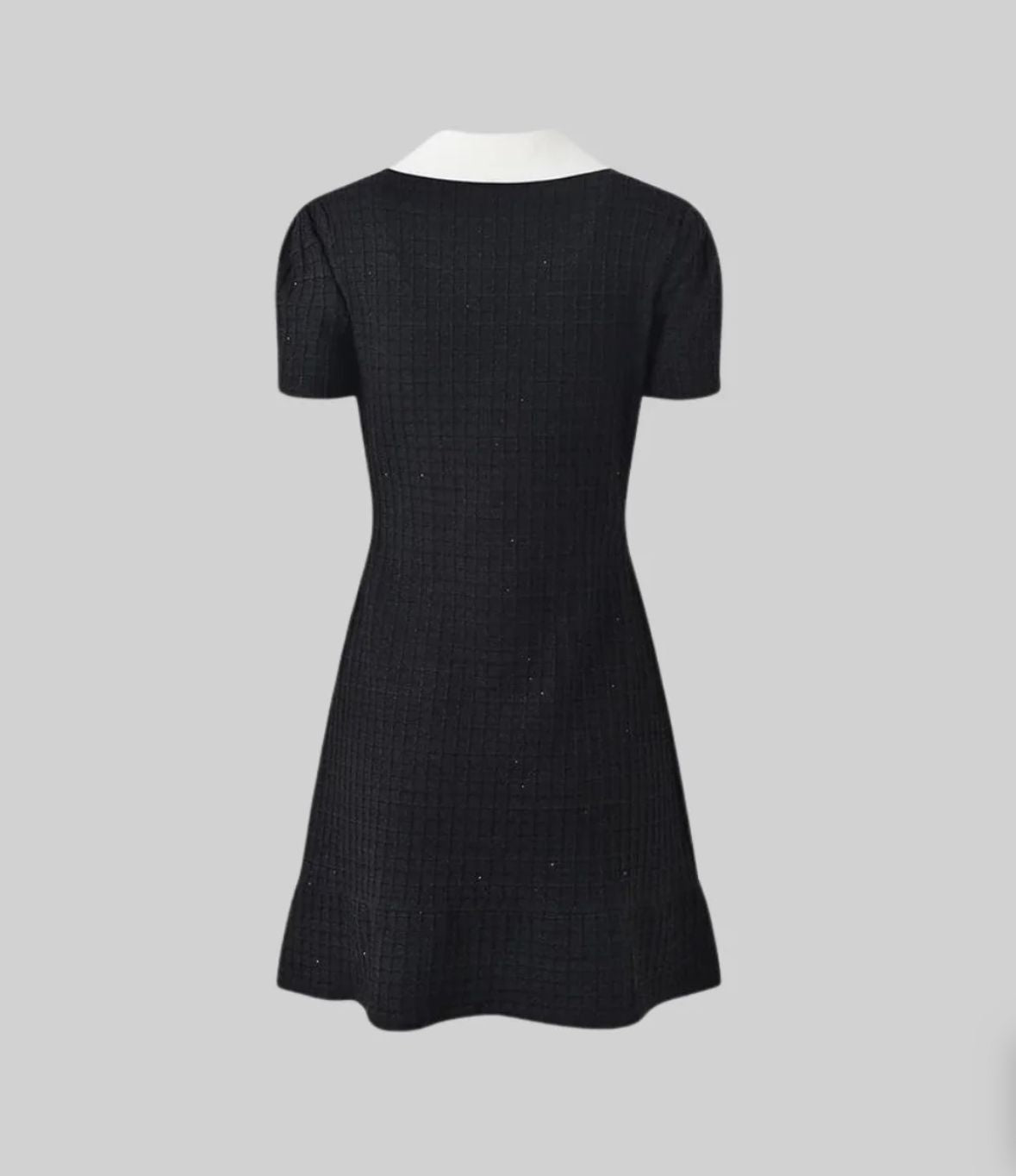 Elyana Premium Tweed-Kleid mit Schleife