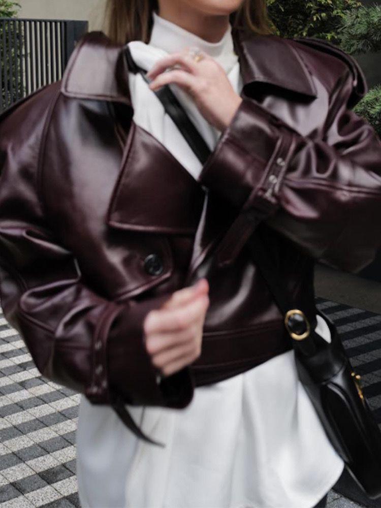 Elyana Oversized Bikerjacke