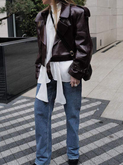 Elyana Oversized Bikerjacke