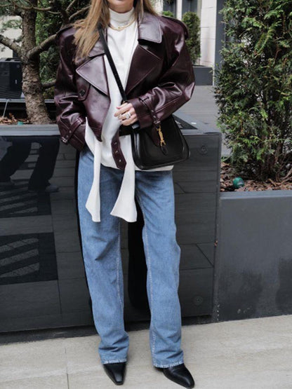 Elyana Oversized Bikerjacke