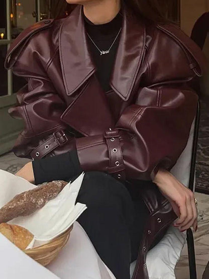 Elyana Oversized Bikerjacke
