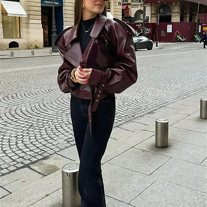 Elyana Oversized Bikerjacke