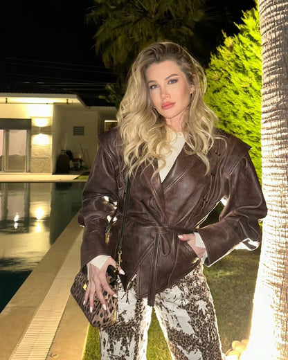 Elyana Vintage Lederjacke
